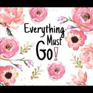 Everything must go!!